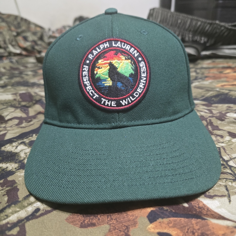Polo Ralph Lauren Wolf Wilderness Patch Cap
